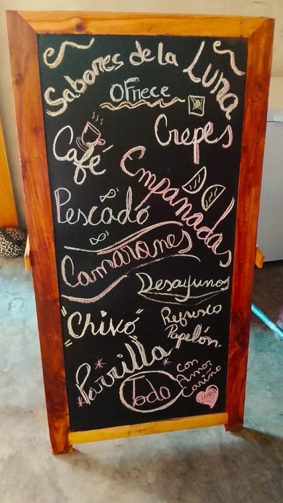 pancarta menu